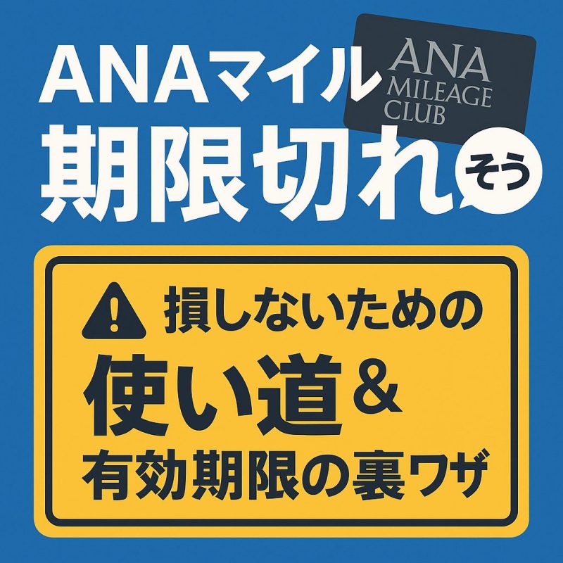 ANAマイル 期限切れそう