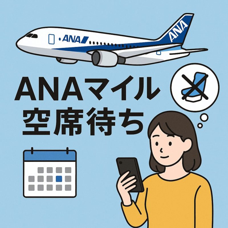 ANAマイル 空席待ち