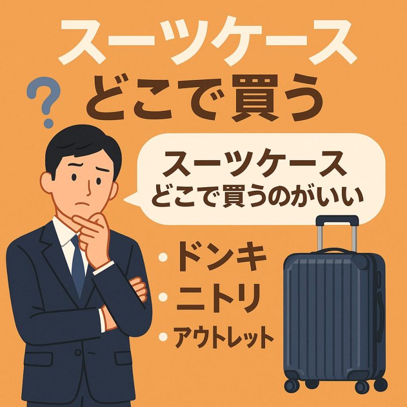 スーツケース どこで買う