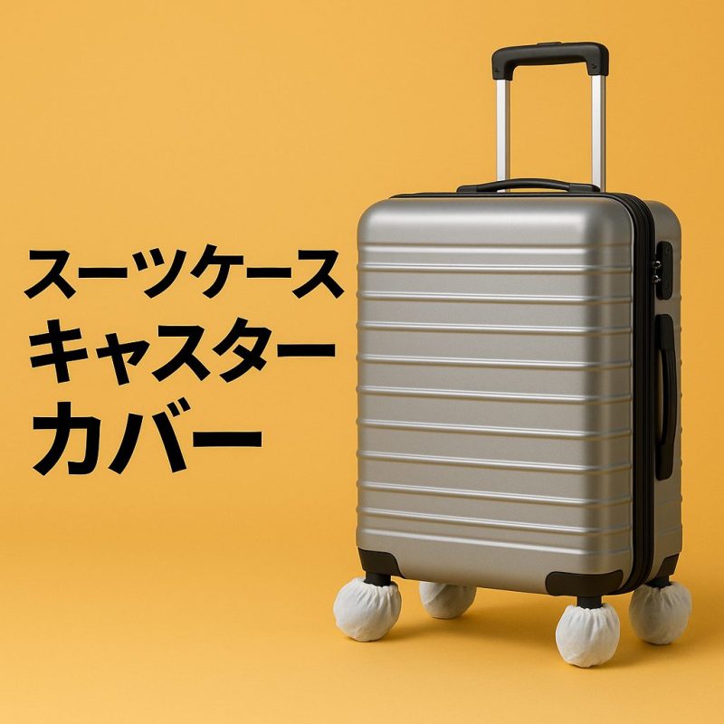 スーツケース キャスターカバー